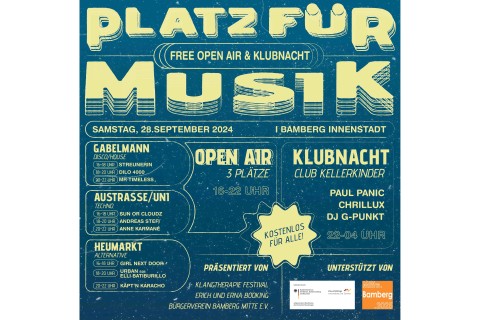 „Platz für Musik“ am 28. September